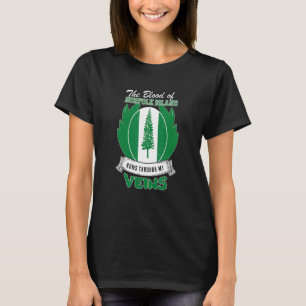 Norfolk-eiland in mijn aderen t-shirt