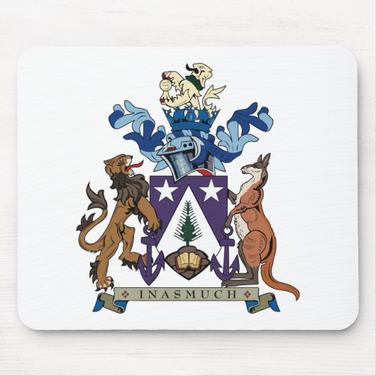 Norfolk Island Coat of Arms Mousepad Muismat (Voorkant)
