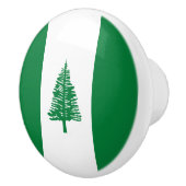 Norfolk Island Flag Keramische Knop (Rechts)