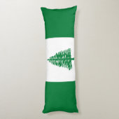 Norfolk Island Flag Lichaamskussen (Achterkant (Verticaal))