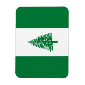 Norfolk Island Flag Magneet (Verticaal)