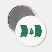 Norfolk Island Flag Magnet Magneet (Voorkant / Achterkant)