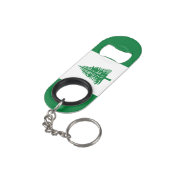 Norfolk Island Flag Mini Flessenopener (Achterkant Gekanteld)