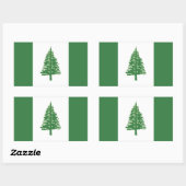 Norfolk Island Flag Rechthoekige Sticker (Vel)