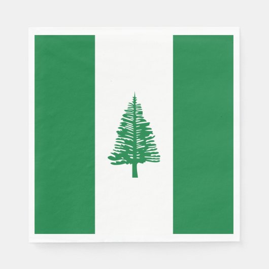 Norfolk Island Flag Servet (Voorkant)