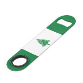 Norfolk Island Flag Speed Flessenopener (Voorkant Gekanteld)