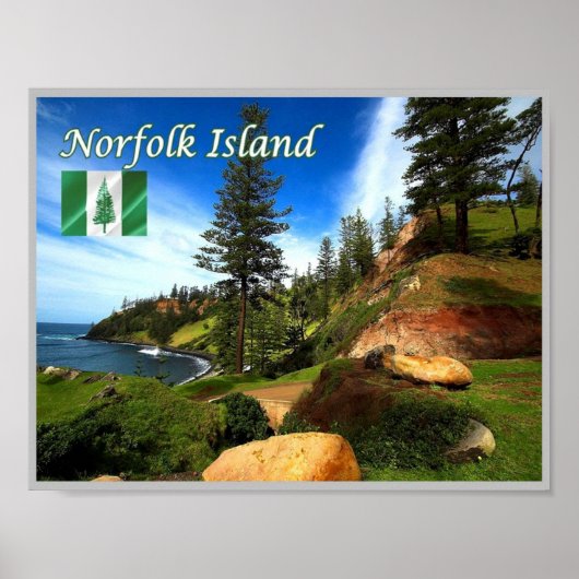 Norfolk Island - Panorama - Poster (Voorkant)