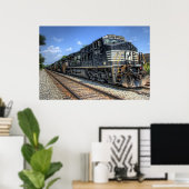 Norfolk Southern in HDR. Poster (Thuiskantoor)