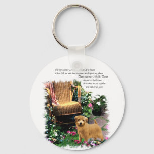 Norfolk Terrier Art Gifts Sleutelhanger