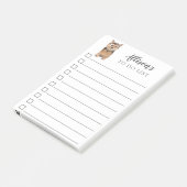 Norfolk Terrier Dog die gepersonaliseerd is om lij Post-it® Notes (Schuin)