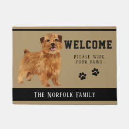 Norfolk Terrier Doormat Deurmat