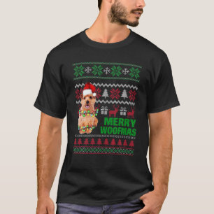 Norfolk Terrier for Merry Woofmas Ugly Kerstmis T-shirt