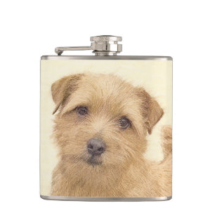 Norfolk Terrier Painting - Original Dog Art Heupfles