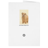 Norfolk Terrier Peinture - Art Chien original (Dos)