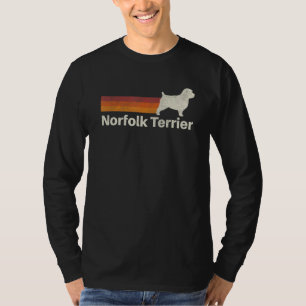 Norfolk Terrier Retro mam Dad Dog T-shirt