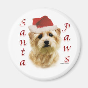 Norfolk Terrier Santa Paws Magneet