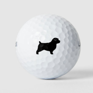 Norfolk Terrier Silhouet Golfballen