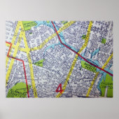 Norfolk, VA  Map Poster (Voorkant)