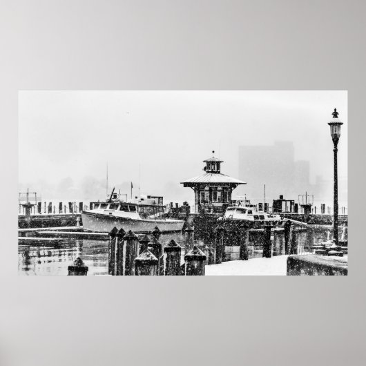  Norfolk, VA Waterfront Foto Poster (Voorkant)