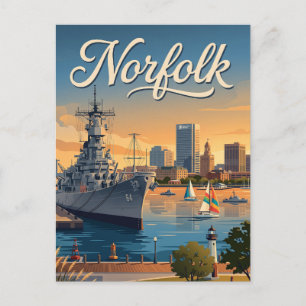 Norfolk, Virginia Briefkaart