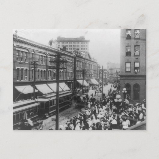 Norfolk, Virginia circa 1906 Briefkaart (Voorkant)