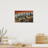 Norfolk, Virginia - Large Letter Scenes Poster (Keuken)