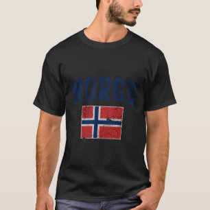 Norge Flag Noorwegen Noors thuis T-shirt