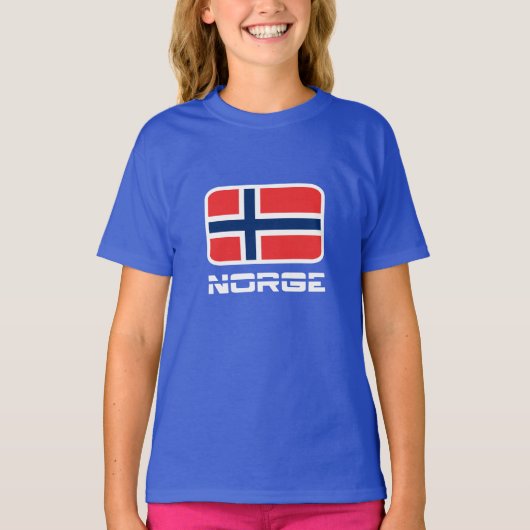 Norge Flag T-shirt (Voorkant)