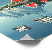 Norge Vintage Beroemde Reisplaats Poster (Hoek)