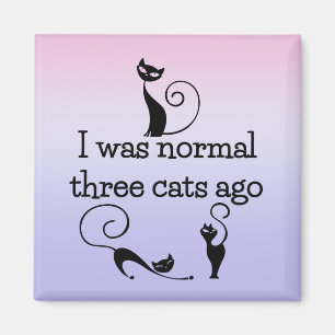Normaal 3 Katten Ago Humoureuze Fridge Magnet Magneet