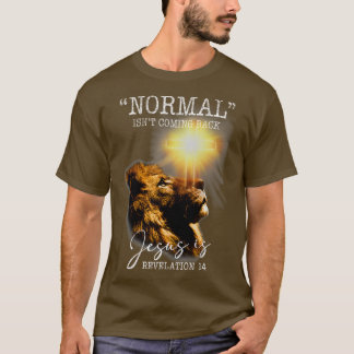 Normaal gesproken kom ik terug, maar Jezus is krui T-shirt
