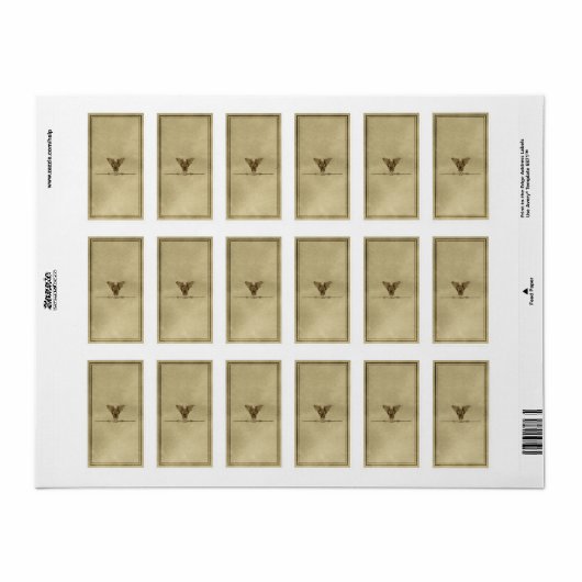 Normaal gesproken plain Gargoyle Apothecary Label (Full Sheet)