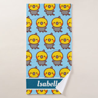 normaal grijs mannetje Cockatiel Badhanddoek