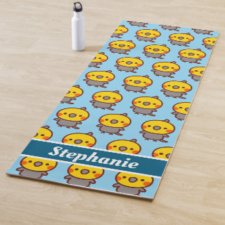normaal grijs mannetje Cockatiel Yogamat