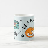 Normaal is een puddicat-/cute-slaperige Mok (Center)