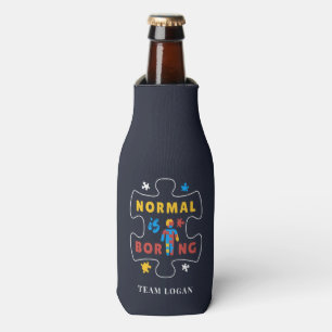 Normaal is saai Autism Awareness Campagne Team Flesjeskoeler