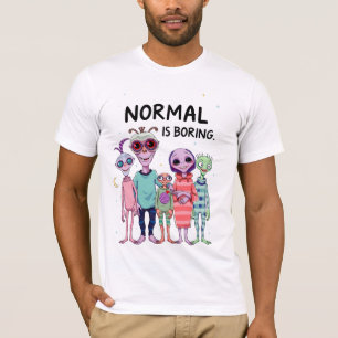 Normaal is vlekken t-shirt