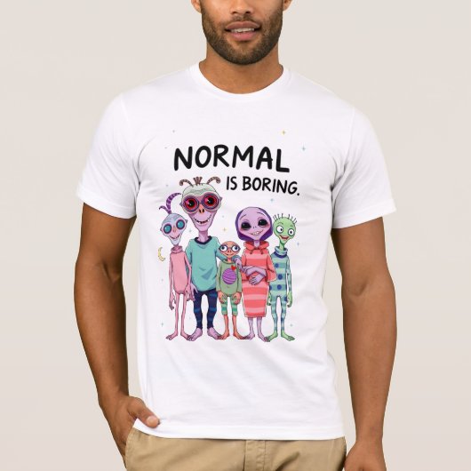 Normaal is vlekken t-shirt (Voorkant)