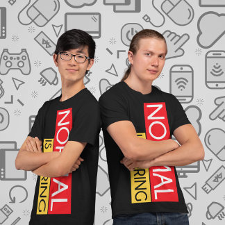 Normaal is vlekken t-shirt