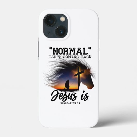 Normaal komt Jezus niet terug... Case-Mate iPhone Case (Achterkant)