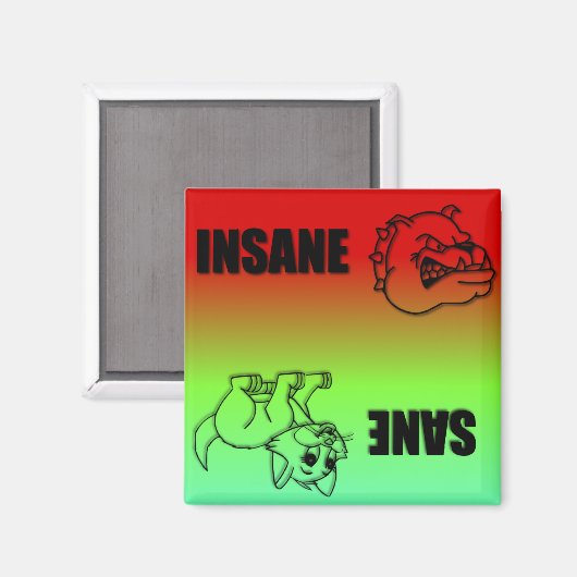 Normaal of gek magneet (Voorkant / Achterkant)