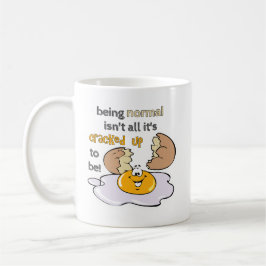 Normaal zijn is niet alles wat het in de kast zit  koffiemok