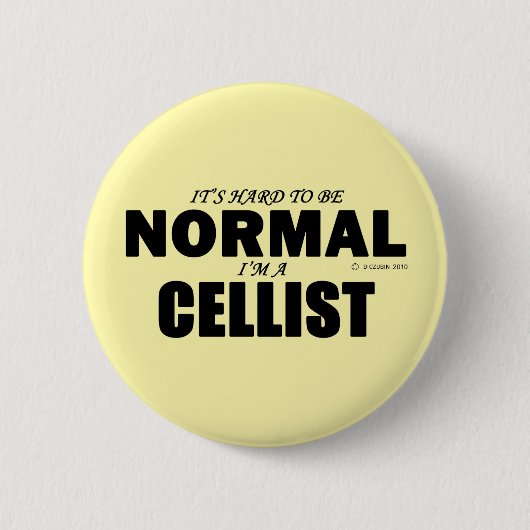 Normal Cellist Ronde Button 5,7 Cm (Voorkant)