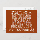 Normal Guy Briefkaart (Voorkant / Achterkant)