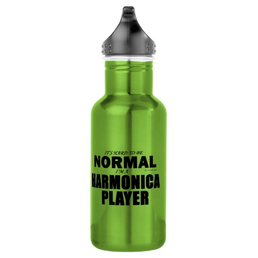 Normal Harmonica Player Waterfles (Rechts)