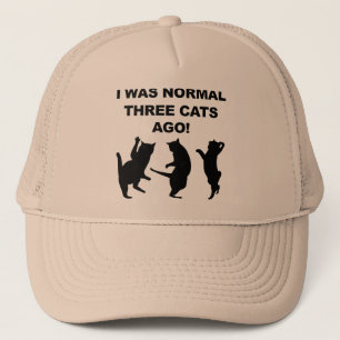 Normal Il Y A Trois Chats Funny Ball Casquette Tru