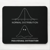 Normal Paranormal Distribution Funny Math Ghost Ha Muismat (Voorkant)