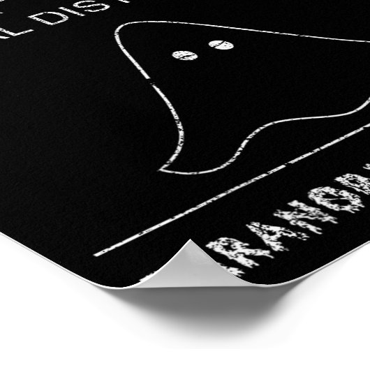 Normal Paranormal Distribution Funny Math Ghost Ha Poster (Hoek)