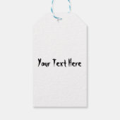 'Normal People Scare Me' Humoureuze Frankenstein Cadeaulabel (Achterkant)