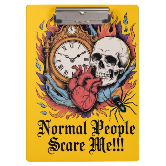 Normal People Scare Me Klembord (Voorkant)